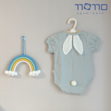 꾸미꼬미 무지개 마크라메 아이방 아기방 꾸미기 인테리어 소품샵, 블루