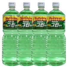 불스원 레인OK 에탄올 그린워셔액, 1.8L, 4개