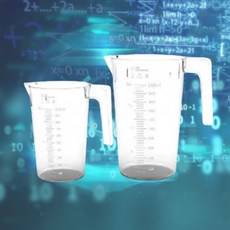 학교 과학 실험용 고급형 플라스틱 투명 핸들 비이커 PMP 500ml 과학교구 과학실, 1개, 상세페이지참조