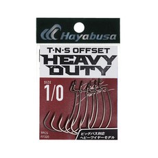 하야부사 TNS 오프셋훅 헤비듀티 FF320, 30호, 1개