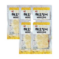 정화 해오징어버터구이 35g 5봉, 5개