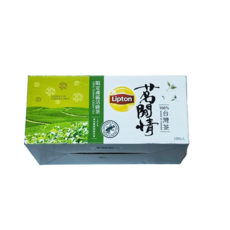 Lipton立頓茗閒情綠茶120包入，台灣限定產區，友善環境種植，三角立體茶包, 2.5g, 120個裝, 5盒