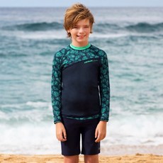 [Airwalk Surf]男童款防曬衣組合2件+泳帽 YAWe1853 兒童防曬衣兒童防曬衣兒童泳裝兒童沙灘裝