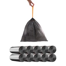 1초면 끝나는 이지캔 만능 끈 있는 쓰레기봉투 10롤, 150개, 10L