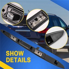 자동차 트렁크 뚜껑 후면 핸들 그립 뒷문 스위치 포함) 51137170676 BMW 호환 X5 E53 2000-2006, 01 Black