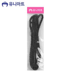 제이엠 반짝이 인형재료 검정 철사인형