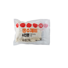 식자재왕 생수제비 6인분 (냉장), 5개, 1kg