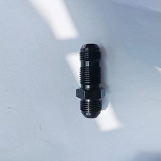AN4 6 8 10 加長油冷接頭 穿牆接頭 0度長直接頭 穿牆螺絲帶螺母, 1個, AN8黑色