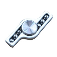 피젯 스피너 핸드메이드 공 핑거팁 황동 강철 티타늄, 블랙