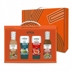 비비드키친 소스 4종 선물세트 1125g, 1세트