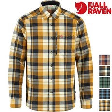 Fjallraven 北極狐 男款 Fjallglim Shirt 法蘭絨長袖襯衫，舒適耐磨，戶外健行首選