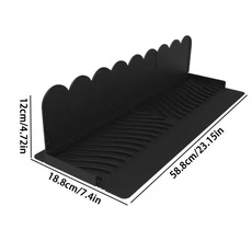 현대적인 벽시계 무소음 고양이 디자인 침실 기숙사 호텔 레스토랑 사업장 임대 거실용, 01 Black, 02 Black