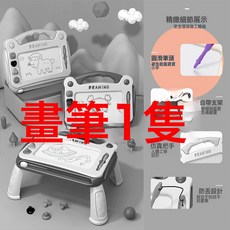 DFMEI 兒童畫畫磁性寫字板可擦畫板嬰幼兒寶寶家用彩色塗鴉板可消除玩具, 1個