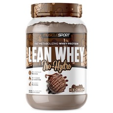 MUSCLESPORT Lean Whey Iso Hydro 巧克力冰淇淋, 1個, 910g