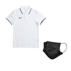 NIKE LOGO刺繡短袖POLO衫+口罩