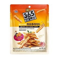 단짠단짠 후라이드 쥐포 허니소이맛 쥐포튀김, 7개, 40g