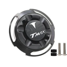Tmax 560 바이크 오토바이 엔진 보호 커버 사이드 케이스 슬라이더 가드 고정자 야마하 호환 TMAX TMAX530, 01 a piece Black