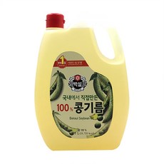씨제이 백설 콩기름3.6L, 3.6L, 1개