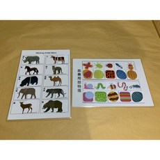 動物配對半身與昆蟲局部特徵學習卡