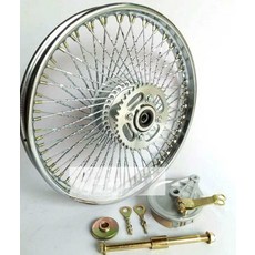 마차휠 CG125 교체 오토바이 튜닝 휠용 슈퍼커브 휠, 1.6X18 앞바퀴 세트, 1개