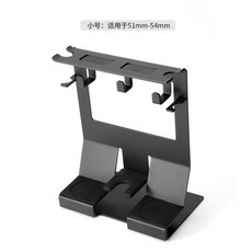 吧檯咖啡器具收納架 多功能整理掛架 適用於家用廚房咖啡角, 金屬51/54mm多功能收納架黑色, 1個