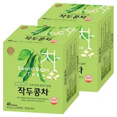 송원 우리차 작두콩차 80T (40T 2개) cha+65304Si, 1g, 40