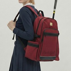 다운타운 파크골프 백팩 파크골프채 가방 프리미엄 배낭, P-RED