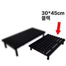 쇼케이스 받침대 패드 거치대 층상 랙 디스플레이, 기본 모델명/품번, 블랙 45x30cm