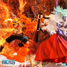 Banpresto 航海王 戰光絕景 波特卡斯·D·艾斯 大和 兩款合售 模型, 1個