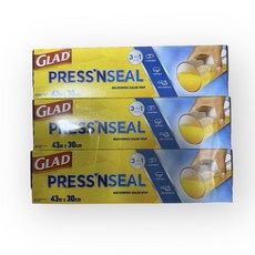 글래드 프레스앤씰 매직랩 점보형 30cm x43m 3개묶음 세트, 1세트
