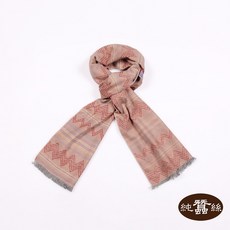 DANEE 雙面印花蠶絲圍巾 時尚百搭 輕柔舒適 親膚透氣