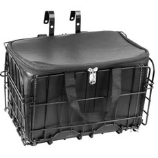 산악 자전거 접이식 벽걸이 걸이형 바구니 이동식 라이너 가방이있는 전면 후면 트레일러 사이클링 부품, 2. inner bag and basket, 1개