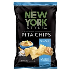 New York Style 皮塔餅脆片 海鹽口味, 1包, 227g