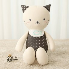 베베라온 고양이 애착인형 야옴, 1개, 내추럴