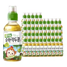 웅진 코코몽 유기농 순한 작두콩차, 200ml, 46개