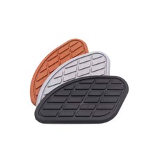 락모터스 오토바이 클래식 레트로 니그립패드 탱크패드 스티커 슈퍼그립 보호가드 기름탱크 바이크, 갈색, 1세트