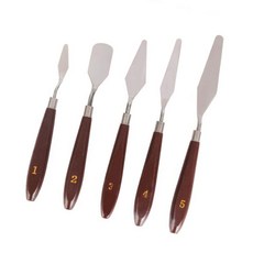 페인팅 미술 나이프 5P 세트 팔레트칼 수채화 스케치 휴대용 학원 수업용 팔렛트 미술도구