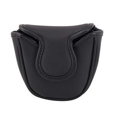 BIG TEETH Mallet 퍼터 커버 - 블랙 마그네틱 오디세이 센터 샤프트, 힐 샤프트, 1개