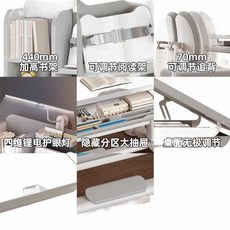 공부 책걸상 세트 초등학생 중학생 책걸상 핸드드립 책상 글쓰기 작업 책상 세트, 기본값 4