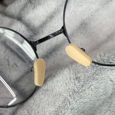 안경 착용감 개선 스펀지 코받침 코패드 교체 베이지 8P