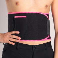 暴汗護腰帶 健身運動收腹塑身 夏季男女通用, 1個, 暴汗腰帶玫紅色,S碼推薦 35.049.5公斤用