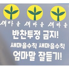 쏘하 새마을 새마을 수칙2종 셋트 전사지, 1개, 혼합