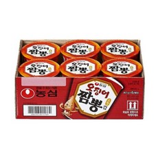 농심 오징어짬뽕 소컵 67g 6입 x2개, 12개
