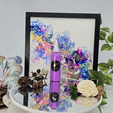 金羽毛 FLUID ART 流體顏料 極光發光炫亮手作漆, 星空夜光紫,100ml, 1個, 無