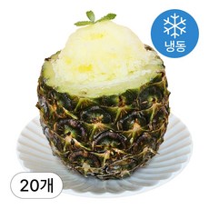 [인생건어물] 엠제이푸드 파인애플샤베트 130ml 샤베트 대용량 업소용, 20개