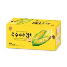 옥수수 수염 티백 150포 225그램 벌크 포장 차 음료, 1.5g, 150, 1