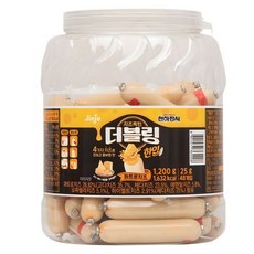 천하장사 더블링 한입 콰트로치즈 소시지 1.2kg 1개