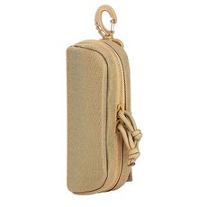 안경위에쓰는 스포츠 고글 선글라스 전술 안경 케이스 사냥 충격 방지 보호 상자 휴대용 야외 나일론, tan, 1개