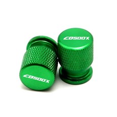 신형 오토바이 타이어 밸브 에어 포트 스템 커버 캡 플러그, 색상: 2. CB500X Green