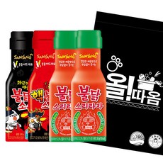 Samyang Foods 三養 是拉差辣椒醬 2瓶+超辣火雞醬+雞肉風味辣醬組, 200g, 1組